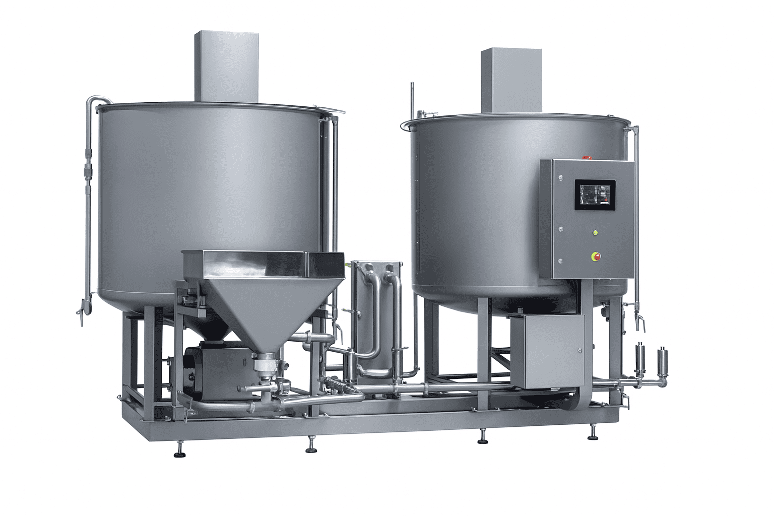 Preparador de salmuera con sistema doble