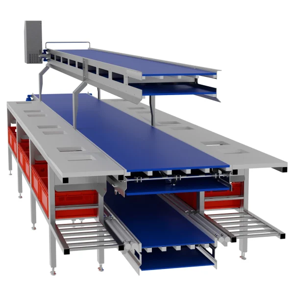 Línea de deshuese de carne con sistema automático de alimentación de contenedores - Imagen 3